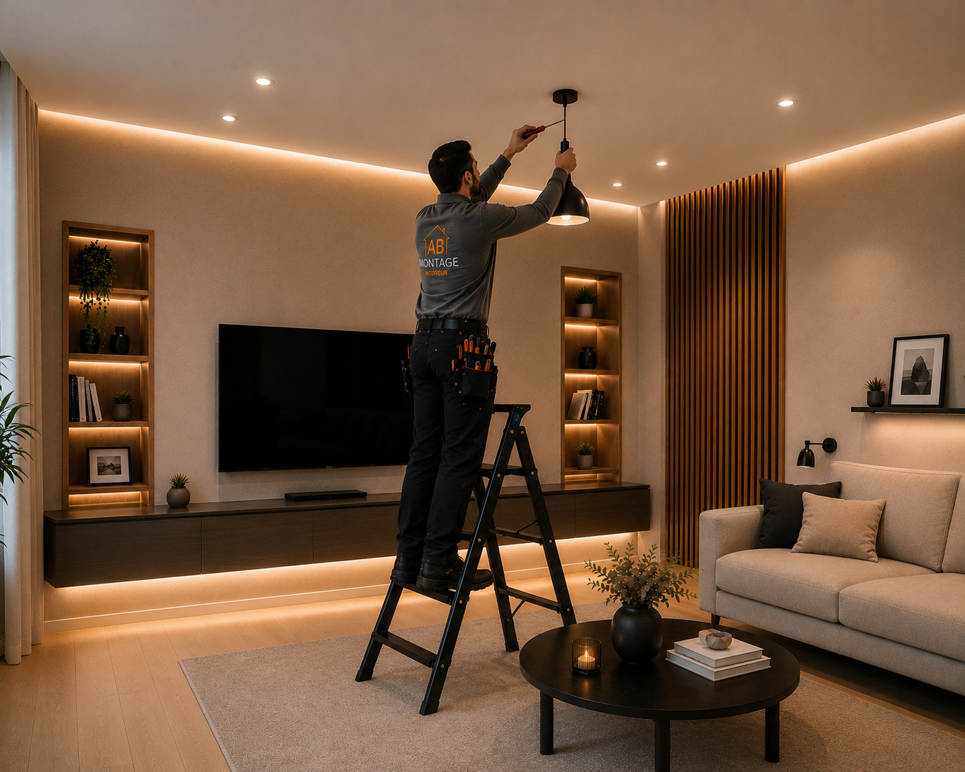 Lampen ophangen